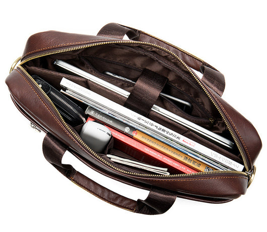Maletín Ejecutivo de Cuero Genuino para Hombre - Image 7