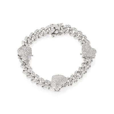 Pulsera Tobillera Corazón Circonia Chapada - Accesorio Versátil para Mujer - Image 4