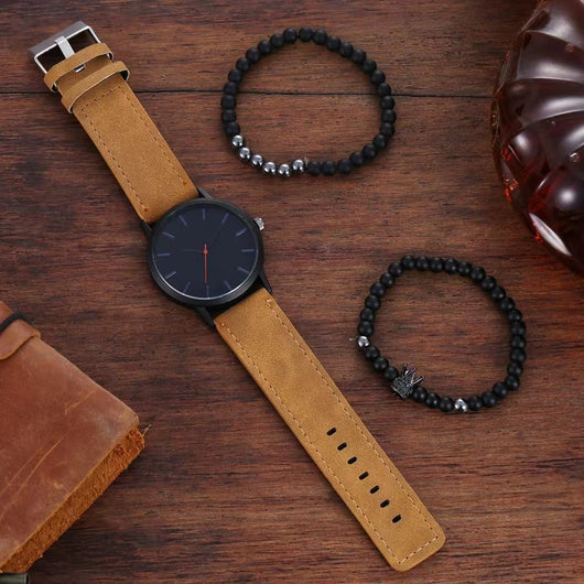 Reloj Casual para Hombre con Esfera Grande y Pulsera de Corona - Image 15