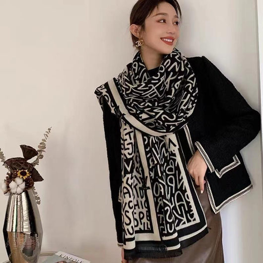 Pashmina Gruesa Térmica Multiusos - Abrigo Cálido y Elegante - Image 31