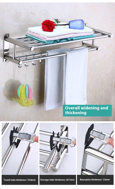 Toallero de Acero Inoxidable 304 Portátil para Baño - Image 20