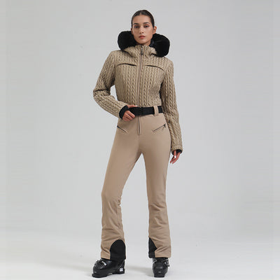 Traje de Esquí Térmico Impermeable para Mujer - Protección Total en Montaña - Image 13