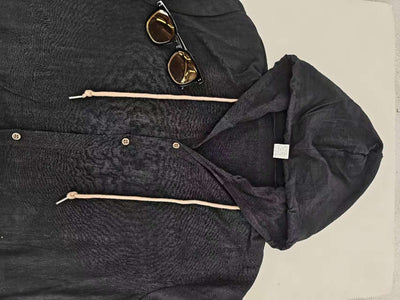 Camisa Suelta con Capucha y Manga Corta para Hombre - Image 24