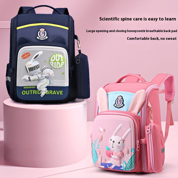 Mochila Escolar Infantil 3D con Diseños Animados Ultraligera