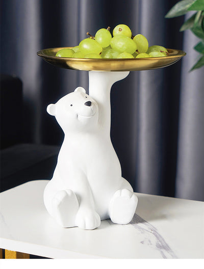 Organizador de Llaves con Bandeja Decorativa Forma de Oso - Image 4
