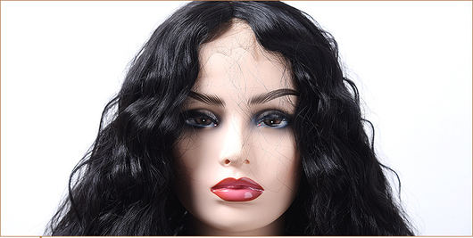 Peluca Rizada con Encaje Frontal y Gancho Manual - Efecto Corn Perm Esponjoso - Image 7