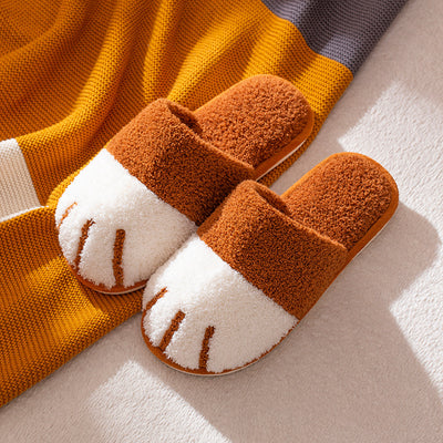 Pantuflas Cálidas de Pareja con Diseño Adorable de Patitas de Gato - Image 6