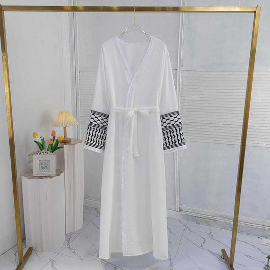 Cardigan Elegante con Bordados para Vestido Musulmán Mujer - Image 22