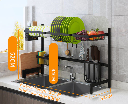 Escurridor Retráctil para Fregadero con Almacenamiento - Image 11