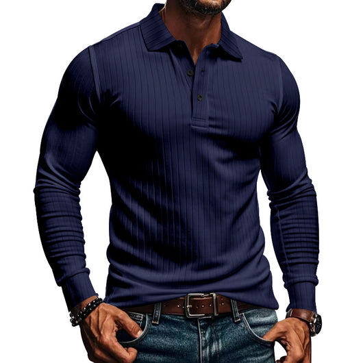 Camisa Casual Clásica para Hombre con Solapa y Botones - Image 15