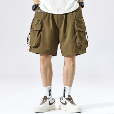 Pantalones Cortos Sueltos Japoneses con Bolsillos Grandes para Hombre - Image 63