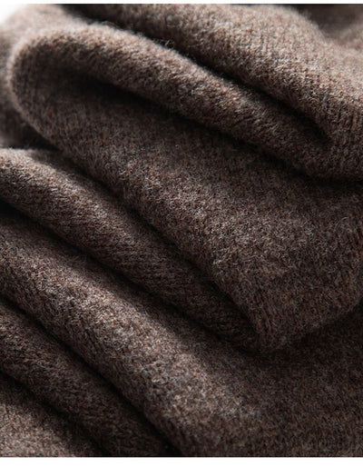 Pantalones de Punto Otoño-Invierno para Mujer, Cintura Alta Drapeado Elegante Efecto Adelgazante - Image 23