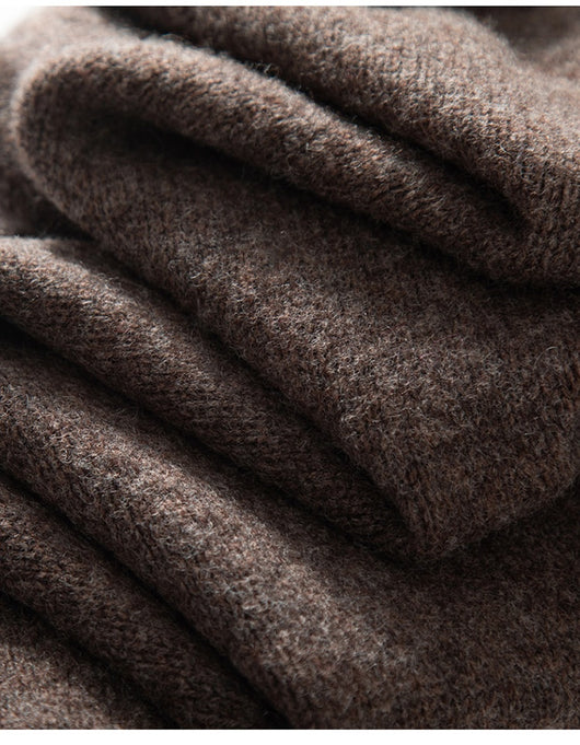 Pantalones de Punto Otoño-Invierno para Mujer, Cintura Alta Drapeado Elegante Efecto Adelgazante - Image 23