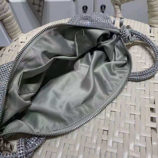 Bolso de Hombro Dumpling con Lentejuelas y Cristales - Artesanal para Mujer - Image 7