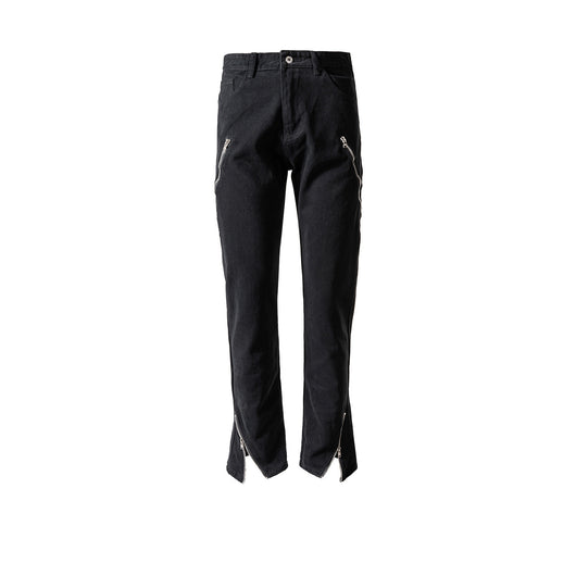 Pantalones Rectos Unisex de Pierna Ancha con Detalles Decorativos - Image 15