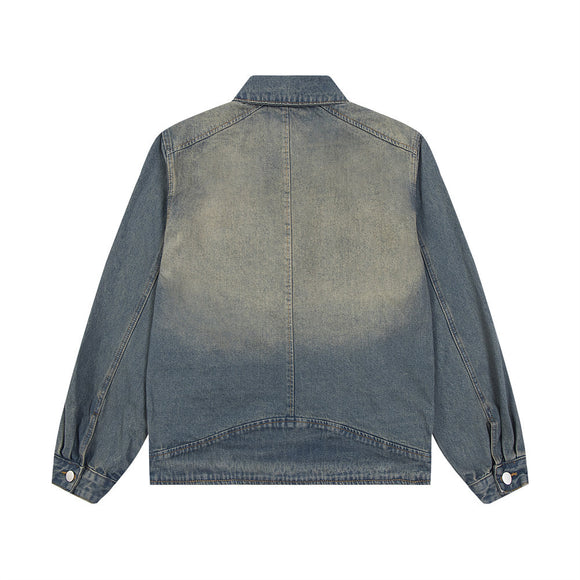 Chaqueta Denim Punk Old Wash para Hombre