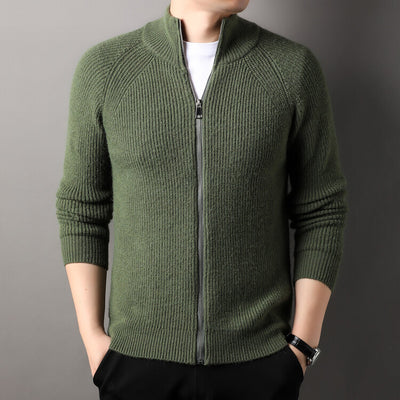 Cardigan Casual Cuello Alto Versátil para Hombre - Image 8