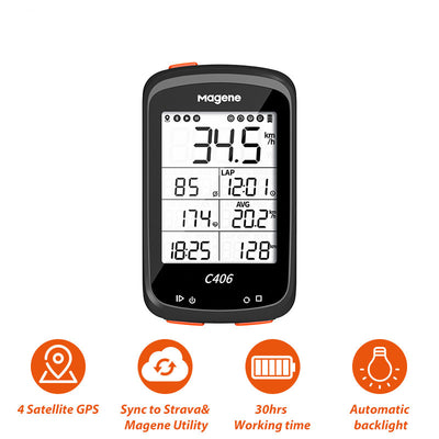 Ciclocomputadora GPS Inalámbrica Impermeable con Código Inteligente - Image 10