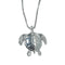 Plateado Sea Turtle Men Necklace Sea Turtle