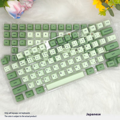 Teclado Mecánico 124 Teclas Matcha - Keycaps PBT Sublimados - Image 3