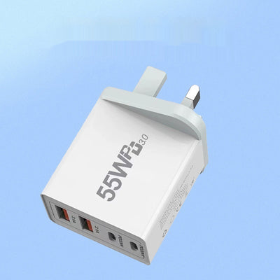 Cargador USB Multi-Puerto 55W - Carga Rápida para Múltiples Dispositivos - Image 7