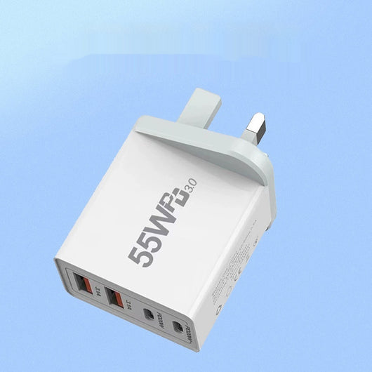 Cargador USB Multi-Puerto 55W - Carga Rápida para Múltiples Dispositivos - Image 7