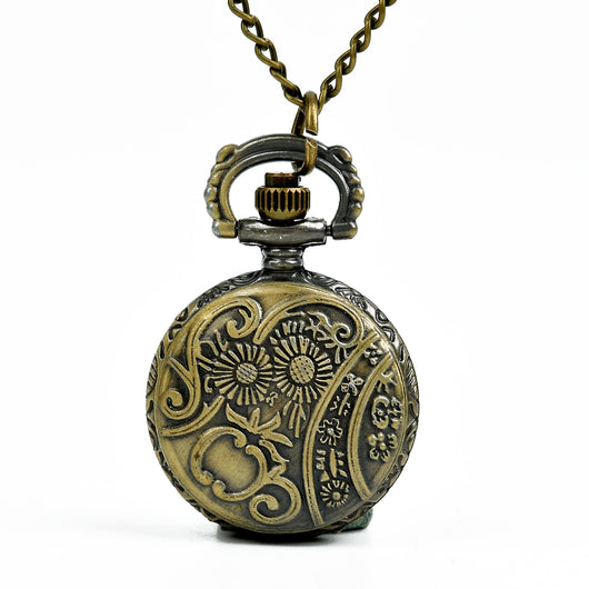 Reloj de Bolsillo Bronce con Rosa - Image 9