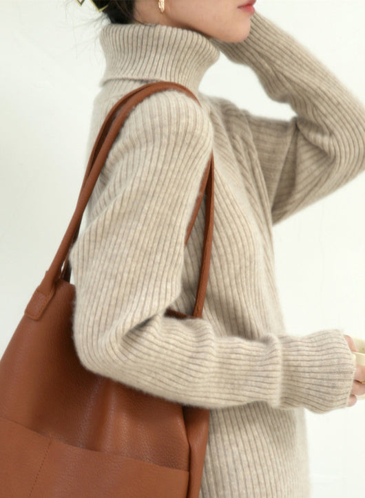 Suéter de Lana Holgado para Mujer Talla Grande - Otoño - Image 7