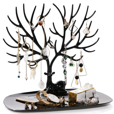 Organizador de Joyas con Astas de Ciervo - Exhibidor de Elegancia Rústica - Image 3