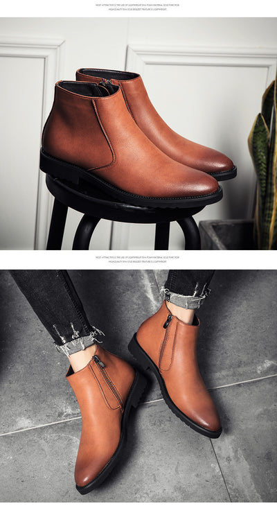 Botas Cortas Retro Coreanas - Image 15