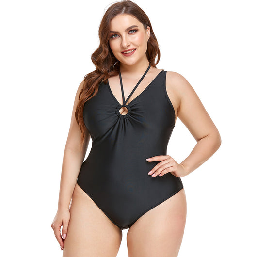 Bikini Triangular de Color Sólido con Cintura Ajustable - Image 9
