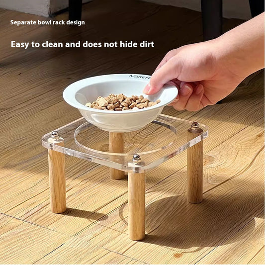 Comedero Doble Elevado para Gatos y Perros - Tazón Cerámico Antivuelco - Image 2