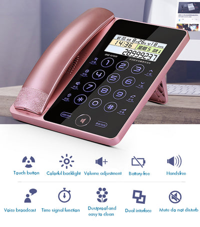 Teléfono Fijo de Diseño Moderno con Pantalla Táctil - Image 4