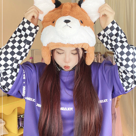 Set de Gorro Decorativo con Diseño de Animales Kawaii para Casco de Esquí