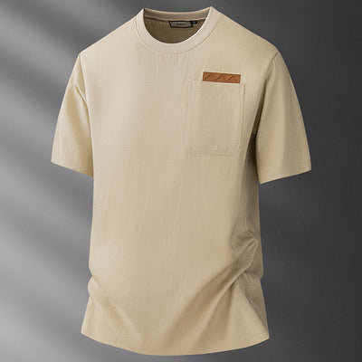 Camiseta Ligera de Lino Ice Silk para Hombre - Image 2