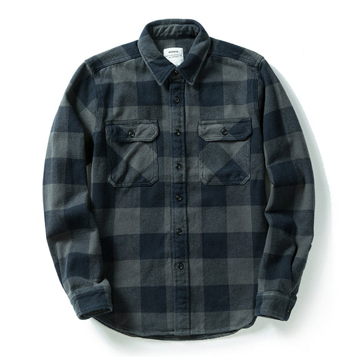 Camisa Franela Gruesa Estilo Americano para Hombre - Image 21
