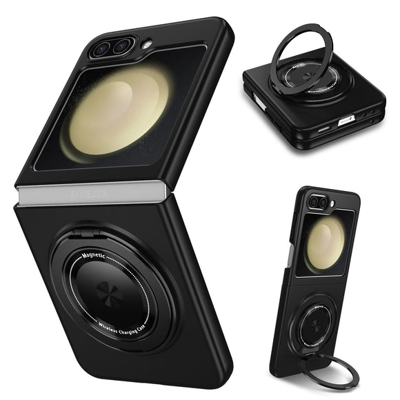 Funda Magnética Giratoria 360° para Samsung Galaxy Z Flip6 con Soporte Plegable