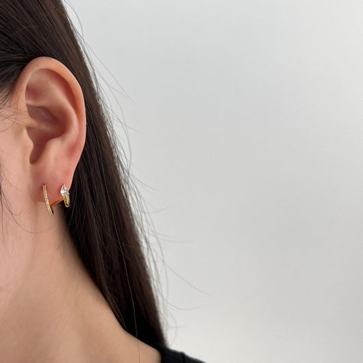 Aretes de Plata Esterlina S925 de Lujo Ligero para Mujer - Image 13