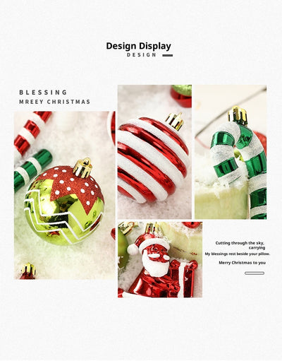 Juego de Adornos Navideños Pintados a Mano - Image 12