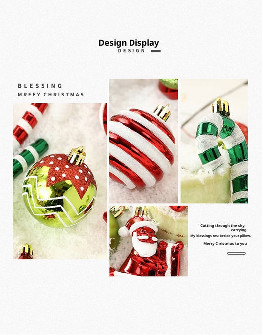 Juego de Adornos Navideños Pintados a Mano - Image 12