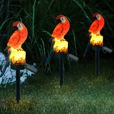 Lámpara Solar Decorativa Águila de Resina para Jardín y Exterior - Image 6