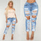Pantalones Vaqueros Rotos Estilo Europeo y Americano