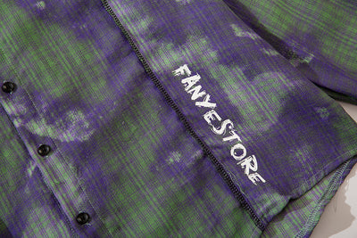 Camisa de Cuadros Estampada Manga Larga Unisex - Image 7