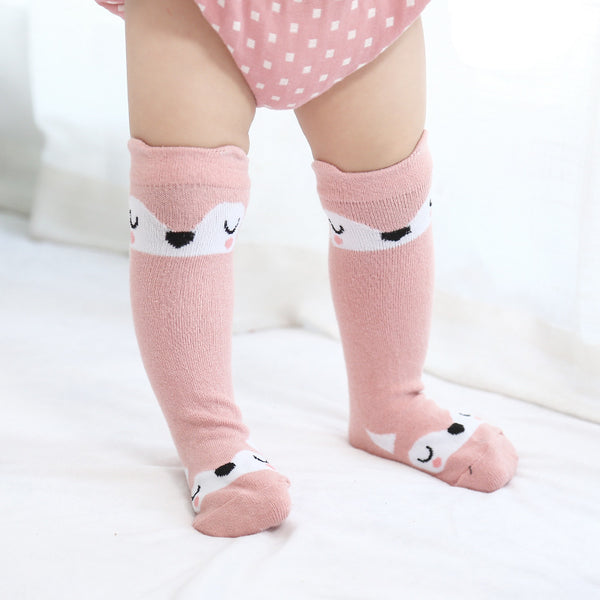 Calcetines de Algodón Infantiles con Diseños Animados