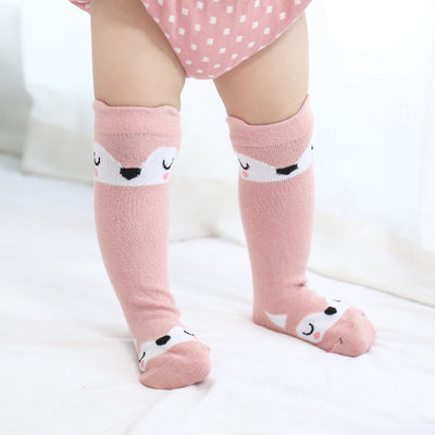 Calcetines de Algodón Infantiles con Diseños Animados