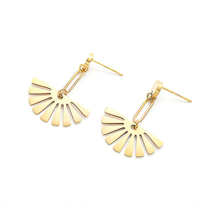 Aretes Abanico para Mujer - Tendencia de Europa y América - Image 6