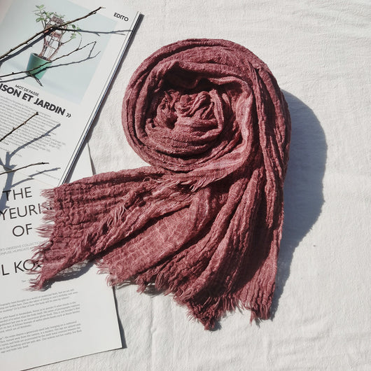 Pañuelo de Algodón Puro Zen para Mujer - Otoño e Invierno - Image 12