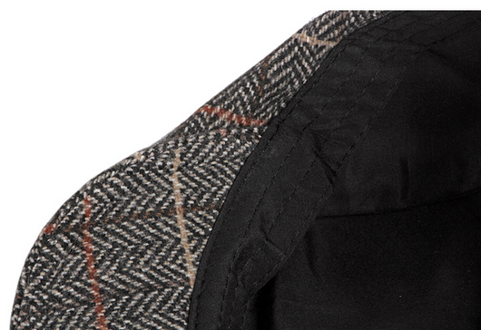 Gorra Cuadros Retro Británica para Hombre - Estilo Duck Vintage - Image 7