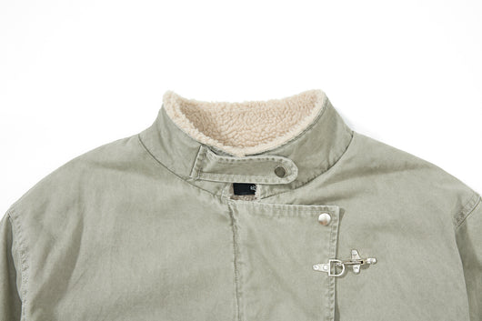 Abrigo de Algodón para Hombre con Diseño Locomotora - Image 12