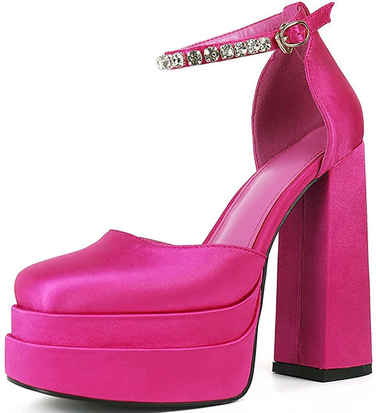Tacones Plataforma 14cm con Brillantes Cristal - Image 76